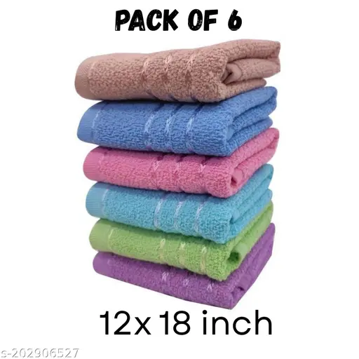 Pack of 6 Kitchen Napkin,Small Towels 30x45 CM /12x18 Inches Multicolor,