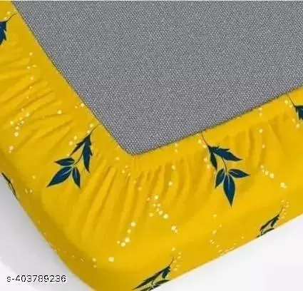 ttractive double fitted supersoft double bedsheet with 2 large pillow covers (1 pillow cover with single bedsheet)