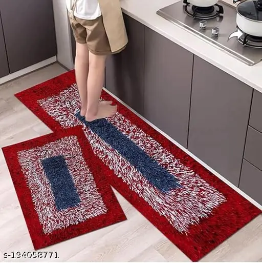 DHANIRAM HANDLOOM Red kitchen set