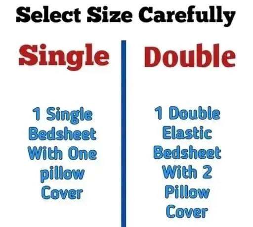 Super Soft Glace Cotton All Round Elastic Fitted Double Bed Bedsheet with 2 Pillow Covers-72x78x8 Inches-fiteed_Double (1 pillow cover with single bedsheet & no pillow with crib)